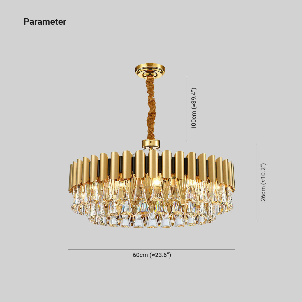 Lampe Colgante nordique postmoderne Marilyn, Oro