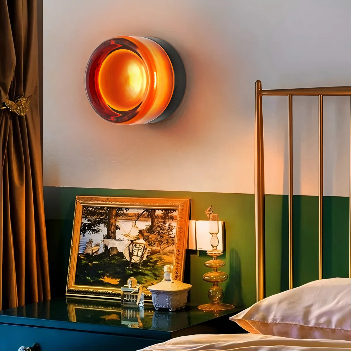 Souta Moderne, dimmbare LED-Wandleuchte mit Glasdimple (22)1.webp__PID:6026cb8b-b583-4e7a-a065-35ee31e70b62