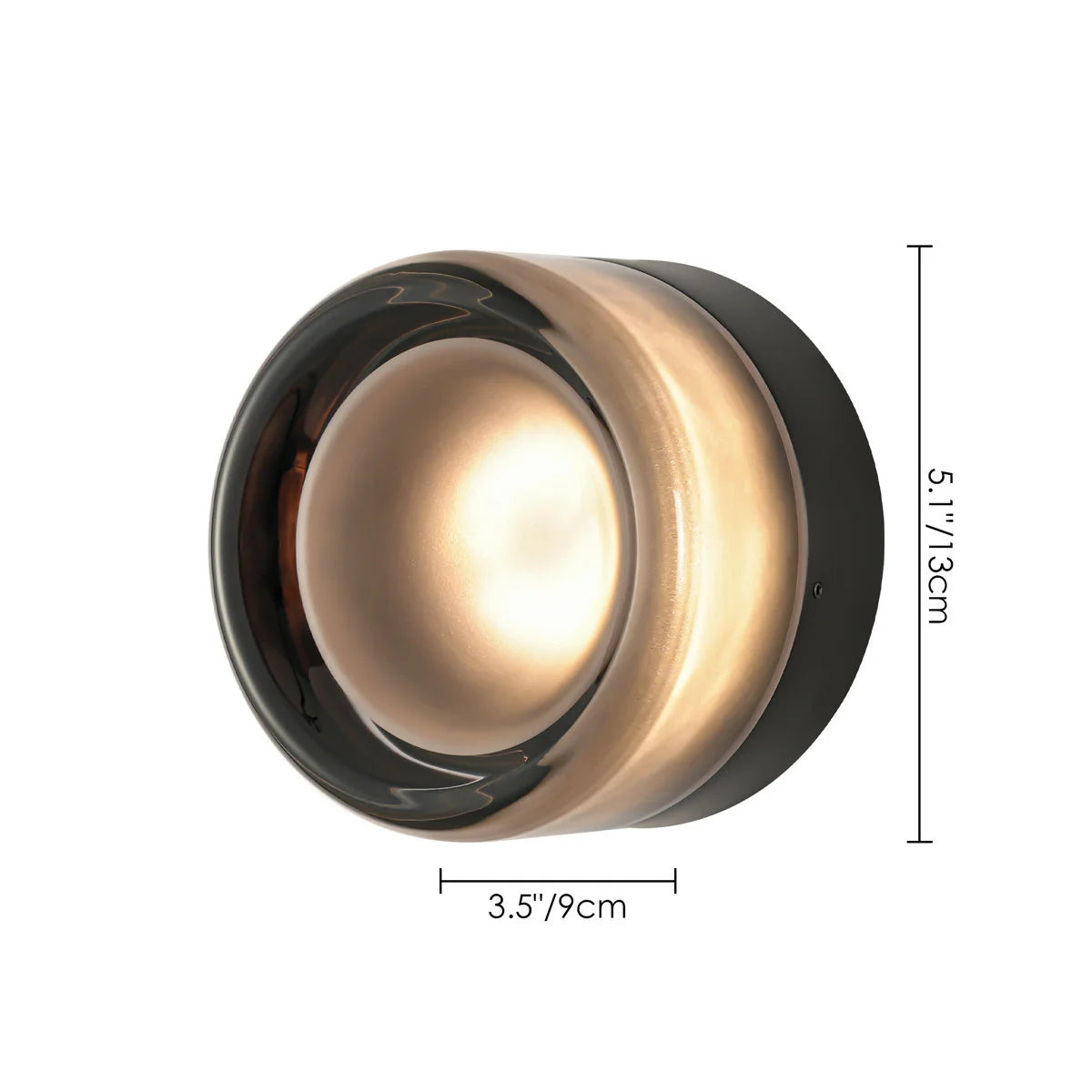 Souta Moderne, dimmbare LED-Wandleuchte mit Glasdimple (3).webp__PID:f9d0b134-3b37-487d-8a59-ca869bbb8dfa