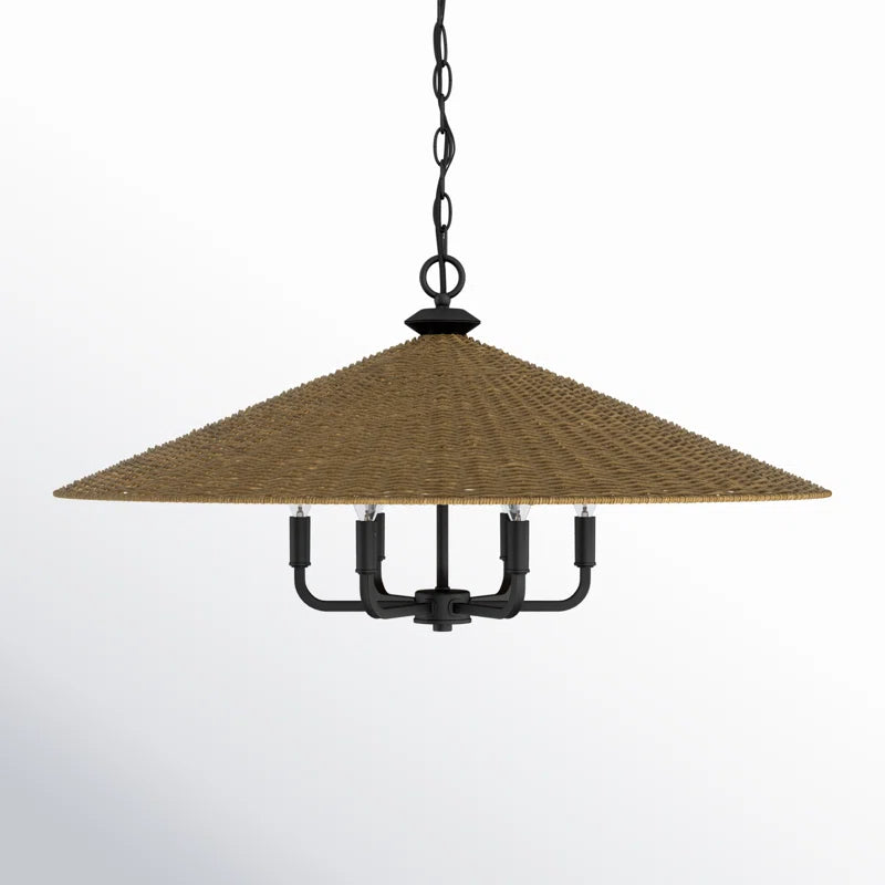 American Country Schwarze 6-flammige Rattan-Kegel-Pendelleuchte (1).webp__PID:40697a8b-0d8e-4597-9313-04df1d4d3af5