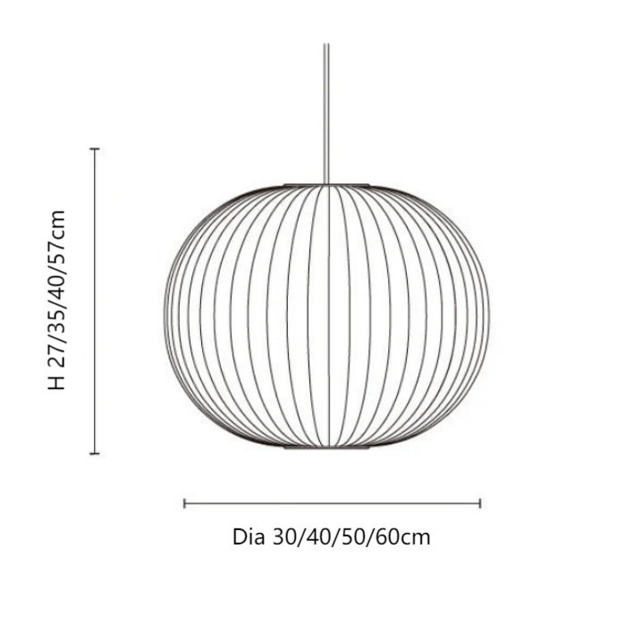 Lámpara colgante moderna de tela Hana, modelo E.png__PID:100adf95-656d-42be-999c-a90756c6da28
