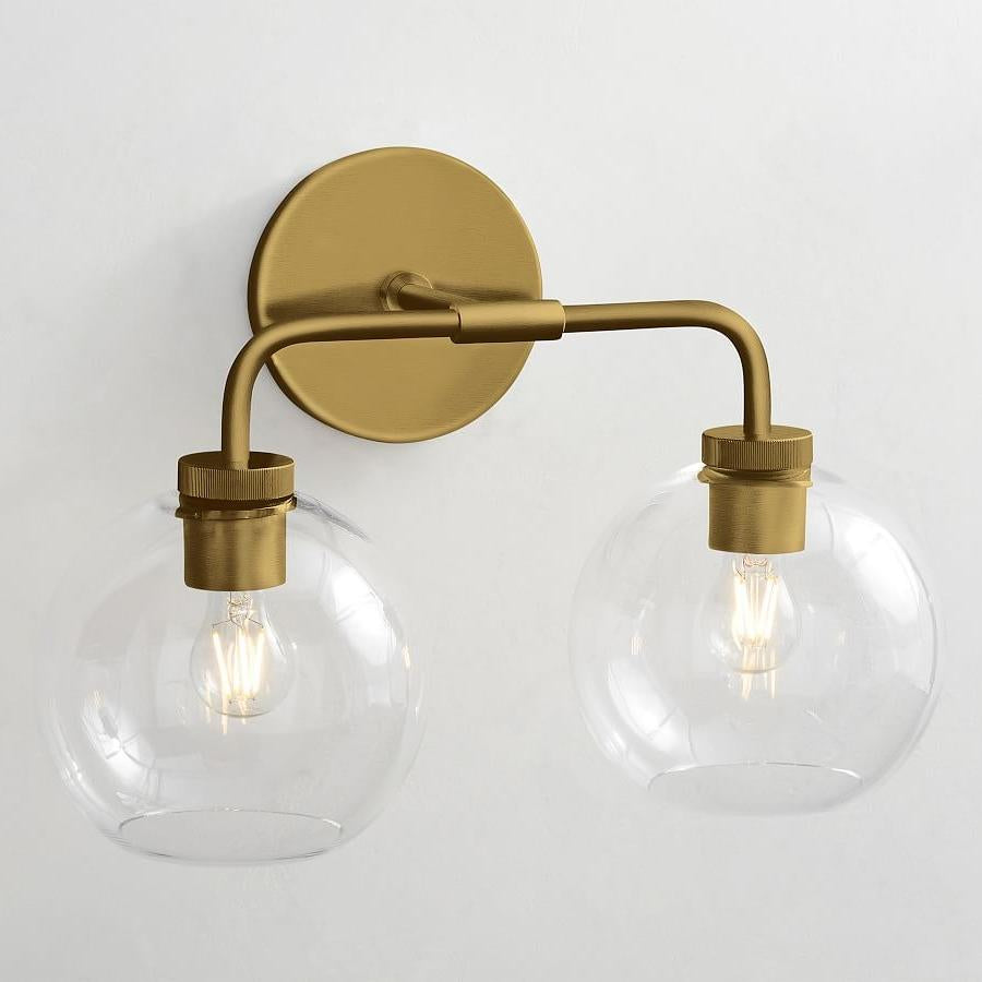 Aplique de pared Kaia de cristal con forma de globo moderno, 2 luces sku2.webp__PID:d4d2abd4-4560-458f-a58d-81a260c8194e