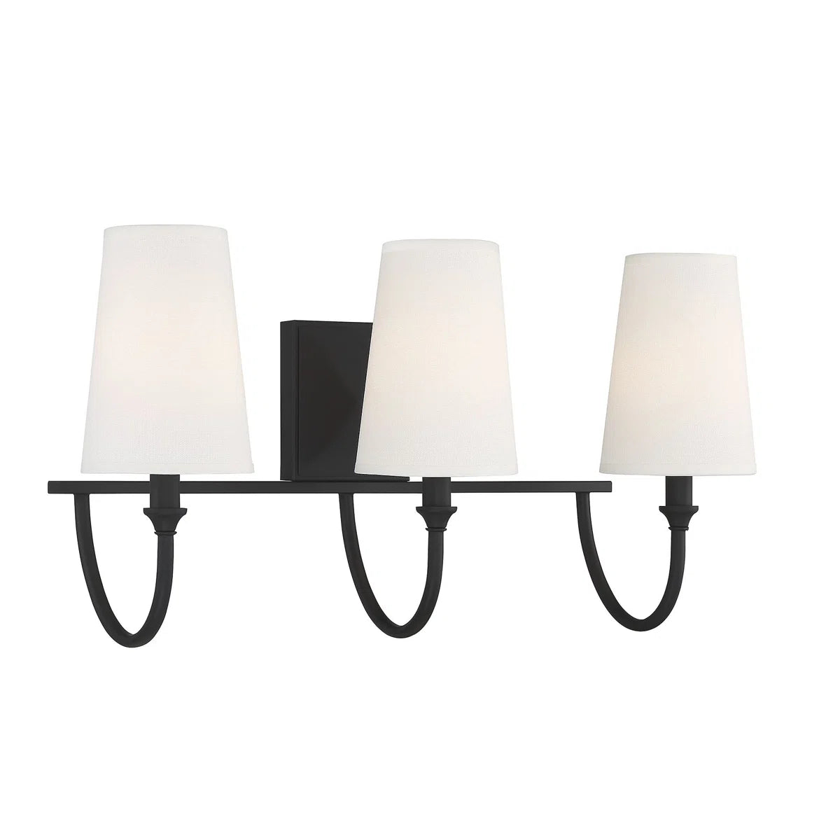 Lámpara de tocador Aurora Modern Farmhouse de tela blanca de 3 luces (7).webp__PID:914939b9-2ebd-4b74-9179-f74af399cf86