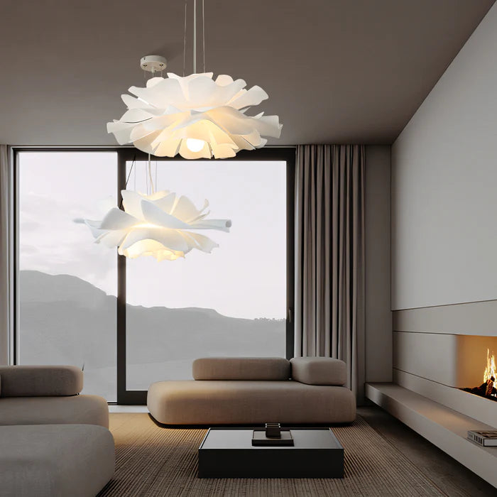 Suspension Elijah moderne et minimaliste en forme de fleur de lotus blanche (4).webp__PID:3fa5597f-fe5e-4c98-8ce0-b92b3f7ee573