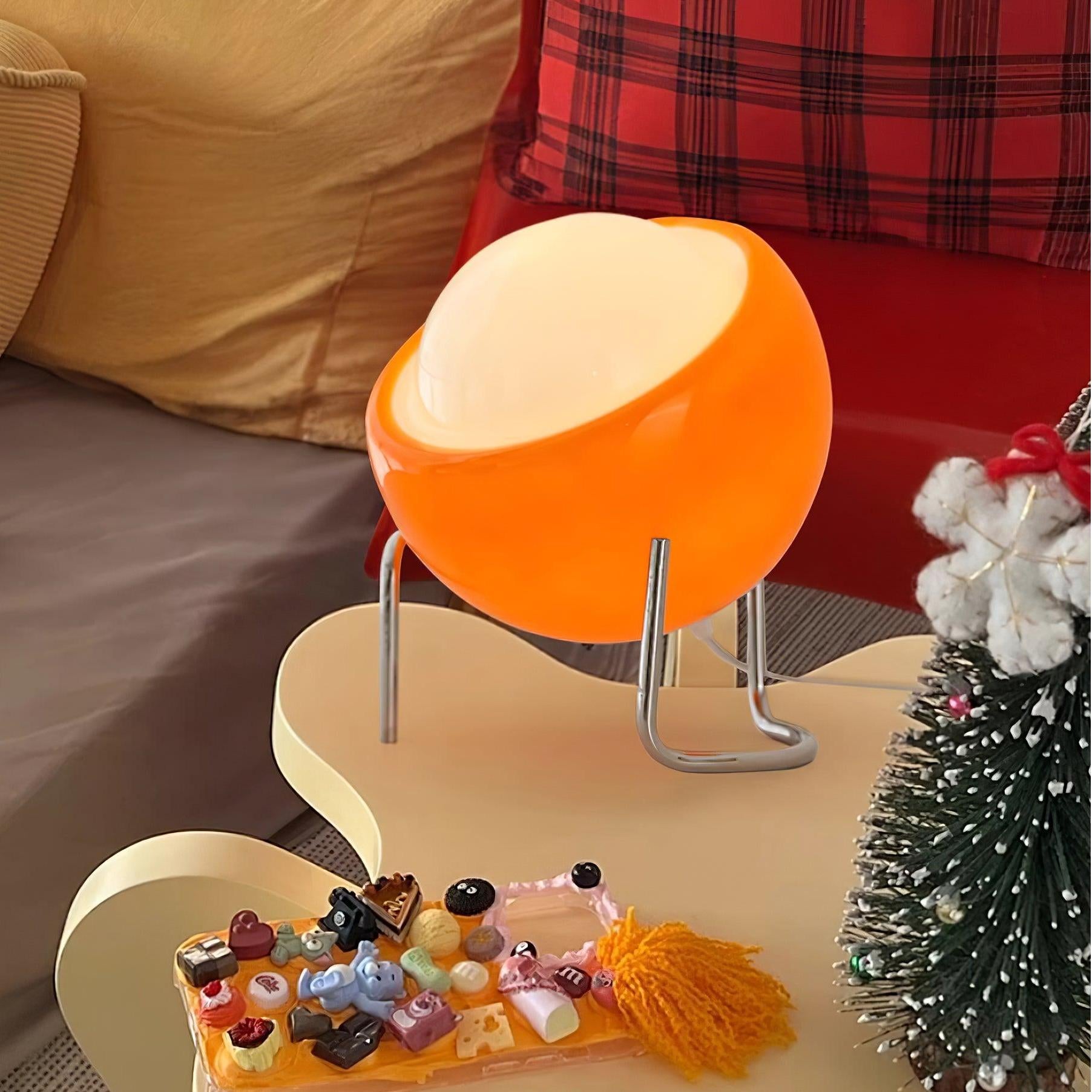 Lámpara de mesa moderna Sylas Bauhaus naranja con forma de hongo (1).webp__PID:e66b61e7-d4fd-4e46-a136-22abec297666