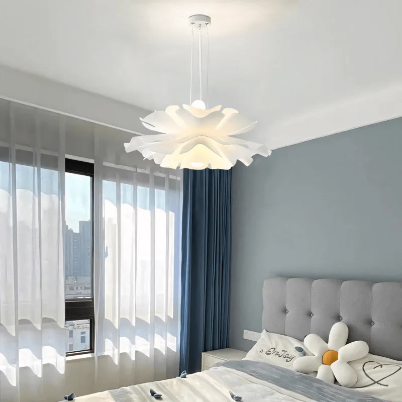 Suspension Elijah moderne et minimaliste en forme de fleur de lotus blanche1 (4).webp__PID:47f7db68-60be-4038-9190-95577d4aff59