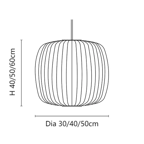 Lámpara colgante moderna de tela Hana, modelo I.png__PID:656dc2be-599c-4907-96c6-da288e75a98d