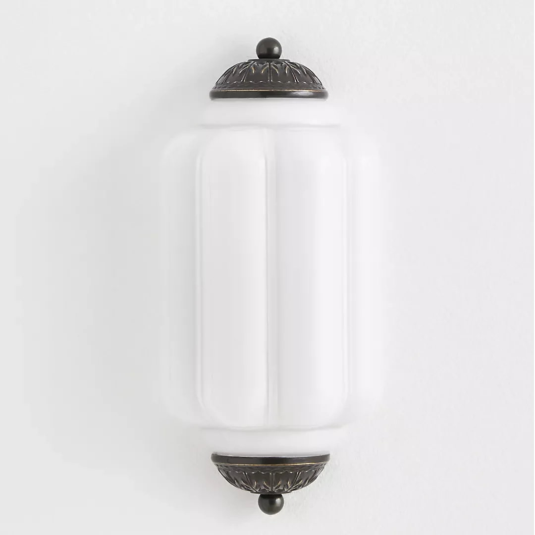 Mania Vintage Antique Milk Glass Flush Eloise Sconce (3).webp__PID:46c53f66-ec89-45d0-a4ea-ec18abf80790