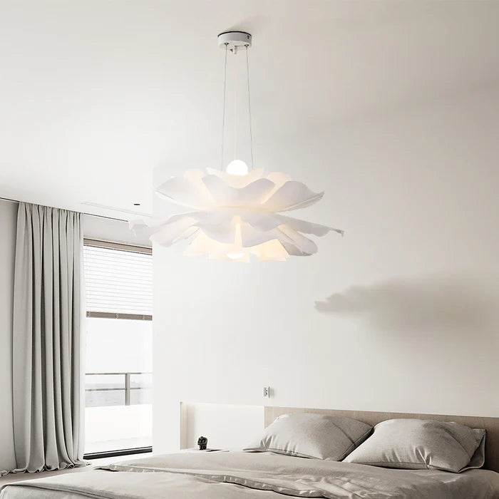 Suspension Elijah moderne et minimaliste en forme de fleur de lotus blanche (3).webp__PID:4d3fa559-7ffe-4e7c-988c-e0b92b3f7ee5