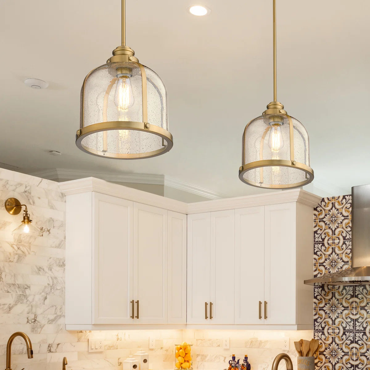 Solène Minimalist Nickel Seeded Glass Dome Pendant Light (40).webp__PID:e800fe66-e469-45ce-92bd-7ca0387da5d1