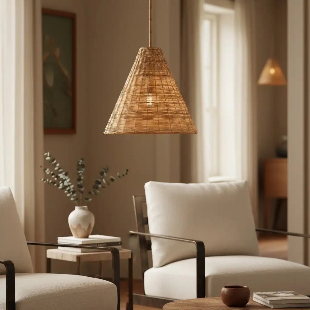 Ilario Rustic Woven Rattan Cone Pendant Light10.webp__PID:5c4e508f-ba58-4d67-a767-a77b845ffa18