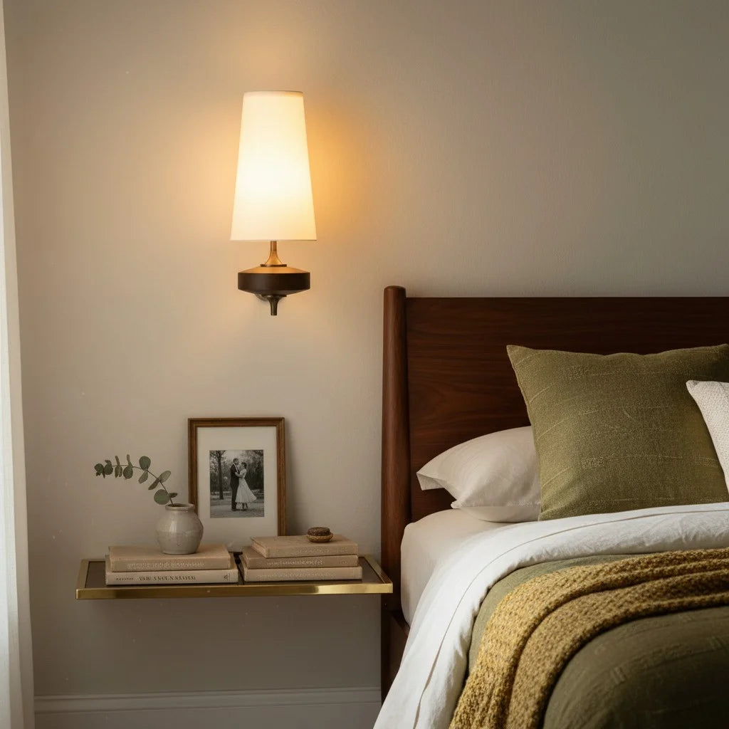 Kaelen Vintage Fabric Tapered Accent Wall Sconce weiß 4.webp__PID:eb71e1e4-8426-4dd7-9fdb-0c2f2a0c455b