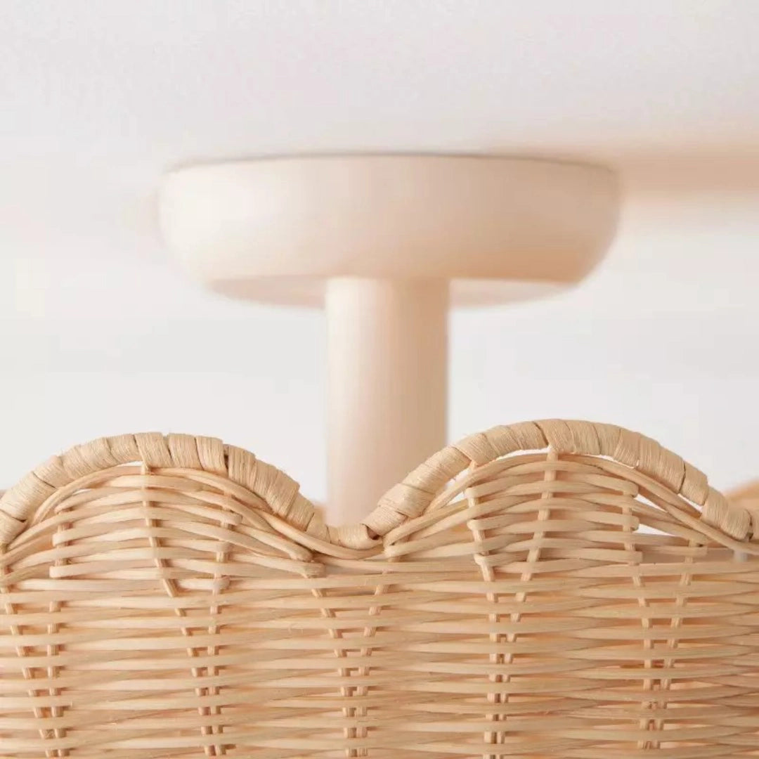 Oscar Bohemian Rattan Flower Ceiling Light detail2.webp__PID:2c3e3ac8-a2b9-48fc-ae86-c7465f499269