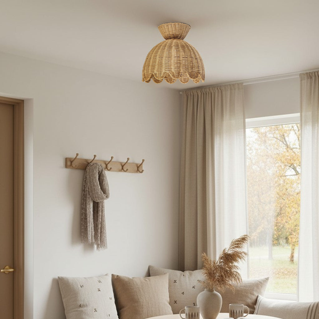 Elsa Bohemian Woven Rattan Flower Ceiling Light7.webp__PID:fac48e1b-2fd4-4ea6-8219-9130e47b371a