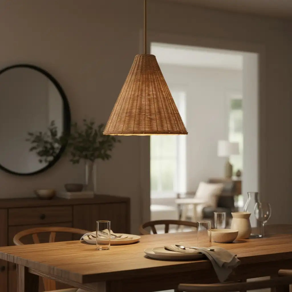 Ilario Rustic Woven Rattan Cone Pendant Light12.webp__PID:508fba58-1d67-4767-a77b-845ffa181b7c