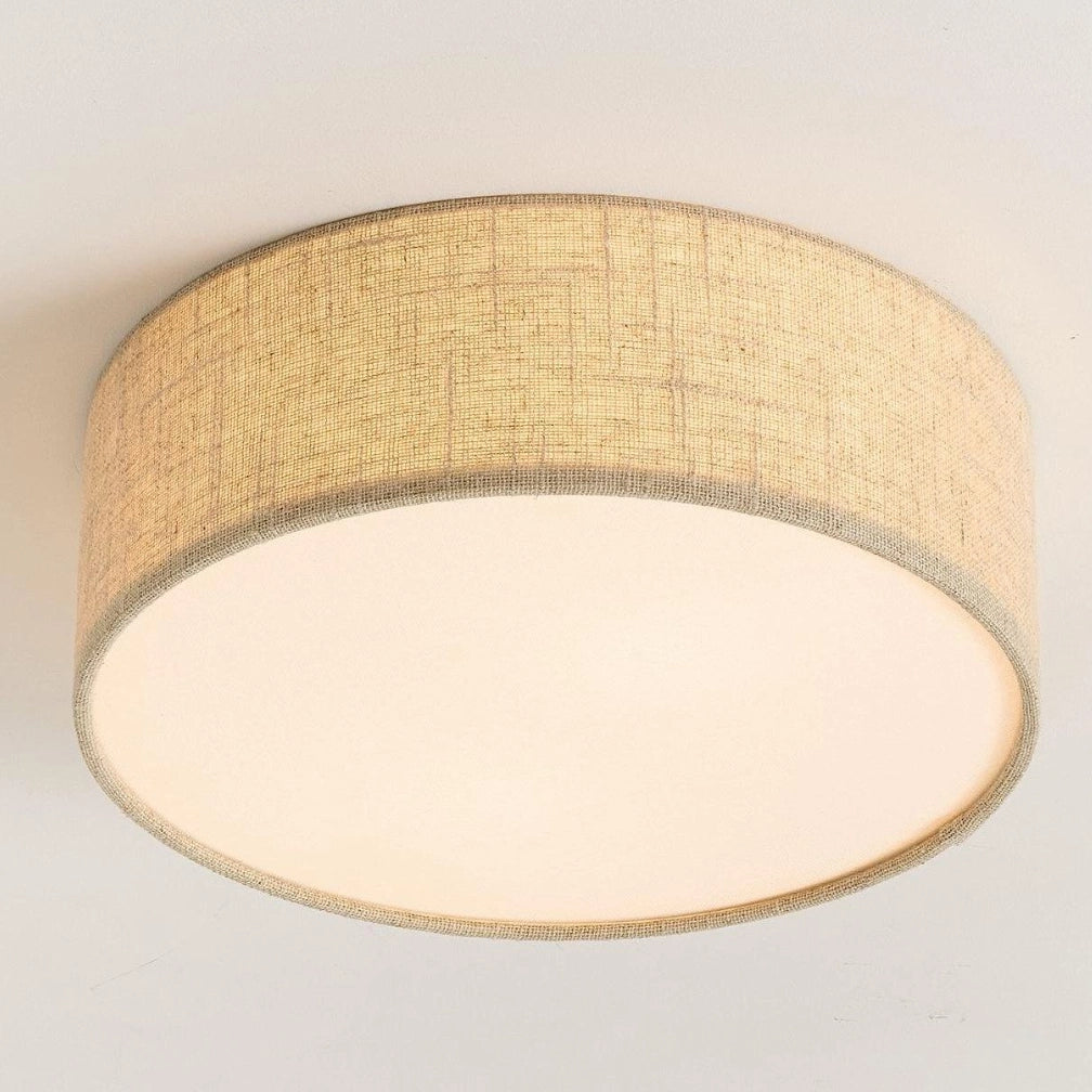 Ella Modern Minimalist Fabric Drum Ceiling Light flax.webp__PID:492b097f-98d3-4b81-8627-86326ca98066