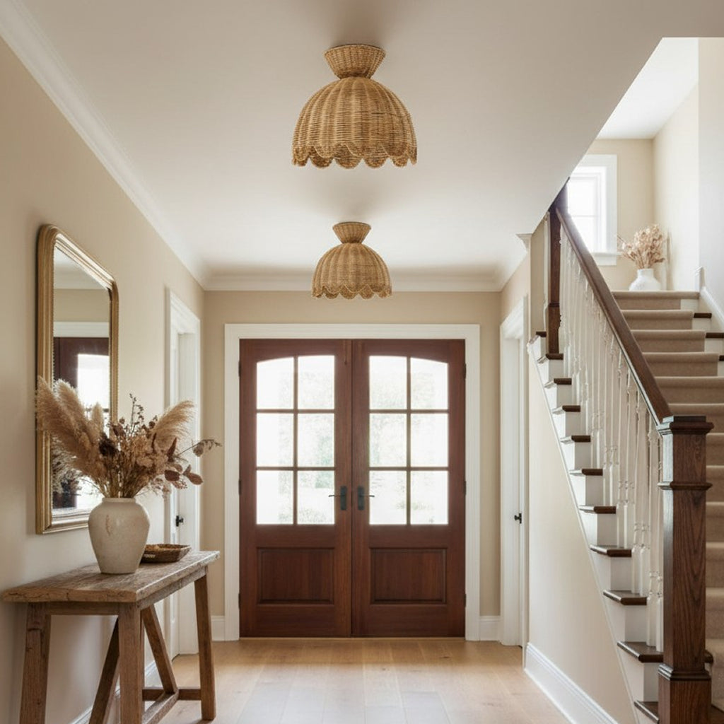 Elsa Bohemian Woven Rattan Flower Ceiling Light5.webp__PID:204f3049-ebce-47f1-ba27-89f47a35a023