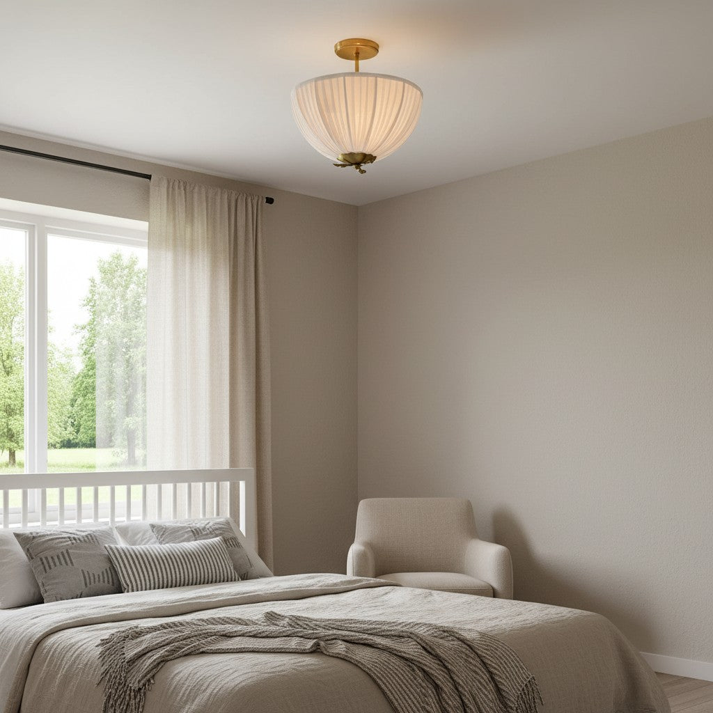 Keith Vintage Pleated Linen Flush Mount Ceiling Light6.webp__PID:739c9871-8003-402e-802a-27ab6426903b
